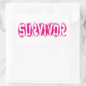 STICKER RECTANGULAIRE SURVIVANT (Sac)