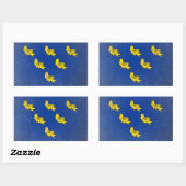 Sticker Rectangulaire Sussex (Feuille)