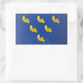 Sticker Rectangulaire Sussex (Sac)