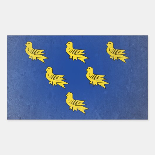 Sticker Rectangulaire Sussex (Devant)