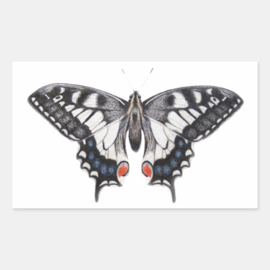 Sticker Rectangulaire Swallowtail 2012 (Devant)
