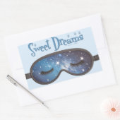 Sticker Rectangulaire Sweet Dreams Masque Visage (Enveloppe)