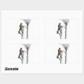 Sticker Rectangulaire Sycamore et 020t (Feuille)