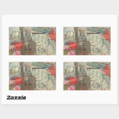 Sticker Rectangulaire Symbole d'Art de New York (Feuille)