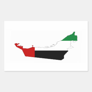 Sticker Rectangulaire symbole de forme de carte de drapeau de pays des