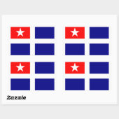 Sticker Rectangulaire symbole de la grèce (Feuille)