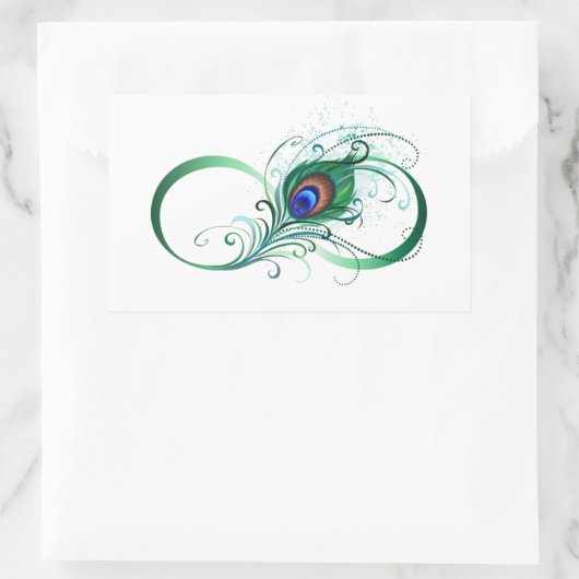 Sticker Rectangulaire Symbole de l'Infinity (Sac)