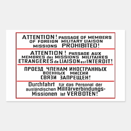 Sticker Rectangulaire Symbole de mission Memorabilia (Devant)