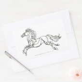 Sticker Rectangulaire Symbole de Rohan (Enveloppe)