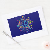 Sticker Rectangulaire Symbole des signes de paix (Enveloppe)
