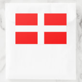 Sticker Rectangulaire symbole du drapeau de la ville de timisoara (Sac)
