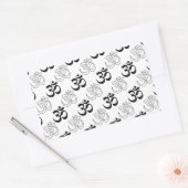 Sticker Rectangulaire Symbole Om, Aum (Enveloppe)