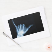 Sticker Rectangulaire SYMBOLE Shaka X-Ray (Perdre la main) (Enveloppe)