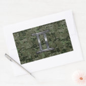 Sticker Rectangulaire SYMBOLE Zodiaque Gemini sur Camouflage numérique v (Enveloppe)
