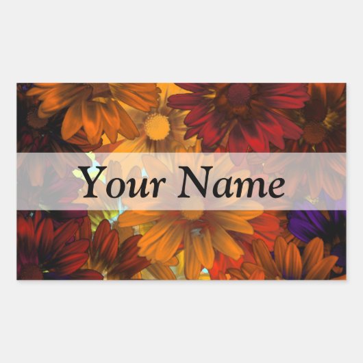 Sticker Rectangulaire t (Devant)