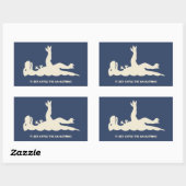 Sticker Rectangulaire T-Rex (Feuille)