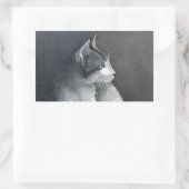 Sticker Rectangulaire Tabby Kitten (Sac)