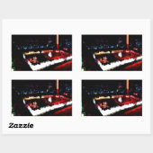 Sticker Rectangulaire Tabernacle de Dieu dans le désert (Feuille)