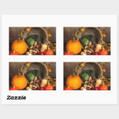Sticker Rectangulaire Table Bountiful Harvest (Feuille)