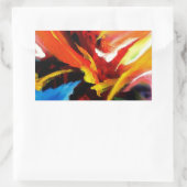 Sticker Rectangulaire Tableau Abstrait de Serdar Hizli (Sac)