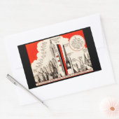 Sticker Rectangulaire Tableau comparatif Queen Mary (Enveloppe)