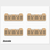Sticker Rectangulaire Tableau de bord escalade (Feuille)