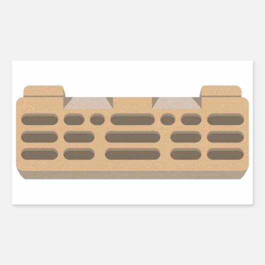 Sticker Rectangulaire Tableau de bord escalade (Devant)