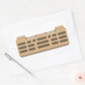 Sticker Rectangulaire Tableau de bord escalade (Enveloppe)