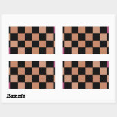 Sticker Rectangulaire Tableau de bord moderne Hipster (Feuille)
