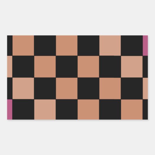 Sticker Rectangulaire Tableau de bord moderne Hipster (Devant)