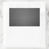 Sticker Rectangulaire Tableau noir rustique imprimé (Sac)