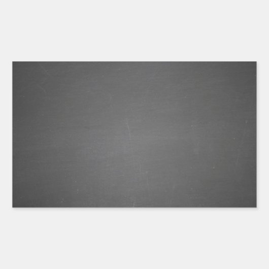 Sticker Rectangulaire Tableau noir rustique imprimé (Devant)