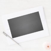 Sticker Rectangulaire Tableau noir rustique imprimé (Enveloppe)