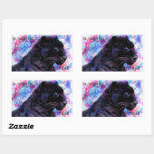 Sticker Rectangulaire Tabou (Feuille)