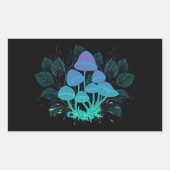 Sticker Rectangulaire Tabourets dans Bushes (Devant)
