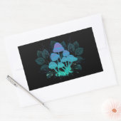 Sticker Rectangulaire Tabourets dans Bushes (Enveloppe)