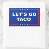 Sticker Rectangulaire Taco (Sac)