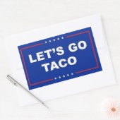 Sticker Rectangulaire Taco (Enveloppe)