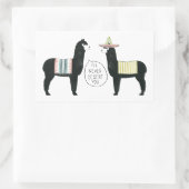 Sticker Rectangulaire Taco à propos de ça | Je ne vous déserterai jamais (Sac)