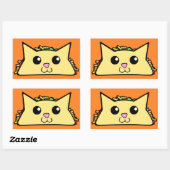 Sticker Rectangulaire Tacocat (Feuille)