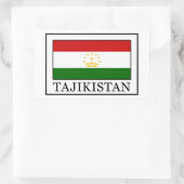 Sticker Rectangulaire Tadjikistan (Sac)