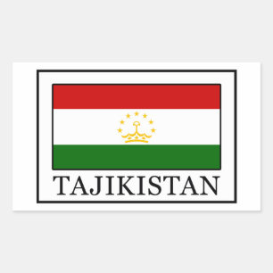 Sticker Rectangulaire Tadjikistan
