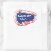Sticker Rectangulaire Tahquitz Rock California Escalade Carabiner (Sac)