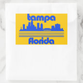 Sticker Rectangulaire Tampa Floride (Sac)