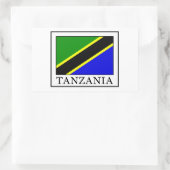 Sticker Rectangulaire Tanzanie (Sac)