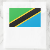 Sticker Rectangulaire Tanzanie (Sac)