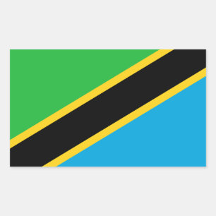 Sticker Rectangulaire Tanzanie