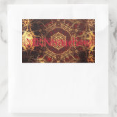 Sticker Rectangulaire Tapis oriental (Sac)