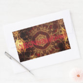 Sticker Rectangulaire Tapis oriental (Enveloppe)