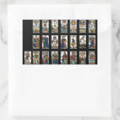 Sticker Rectangulaire Tarot Major Arcana Classic (Sac)